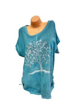 shirt baumprint türkis onesize