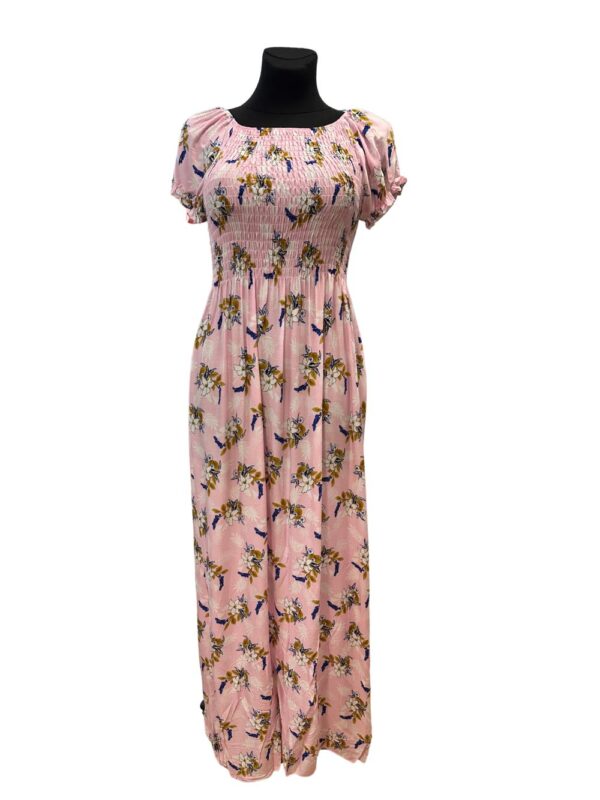 maxikleid-blumenprint-rosa