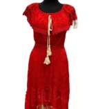 Rot kleid midi