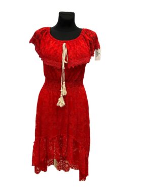 Rot kleid midi